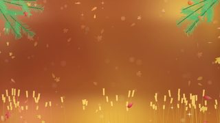 Thanksgiving theme loop, still frame